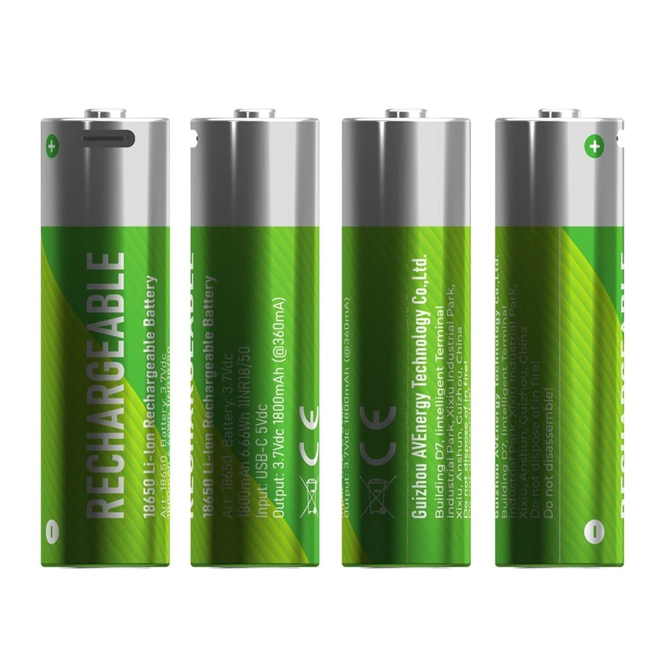 Lithium Ion Hom 18650 Rechargeable Roj teeb